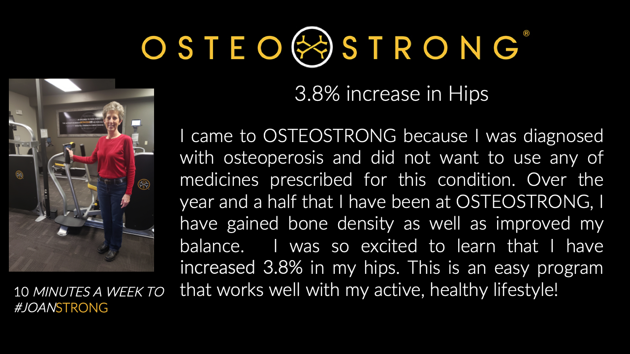 Member story: 3.8% increase in hips; chose a natural approach.